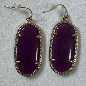 Kendra Scott Purple Earrings